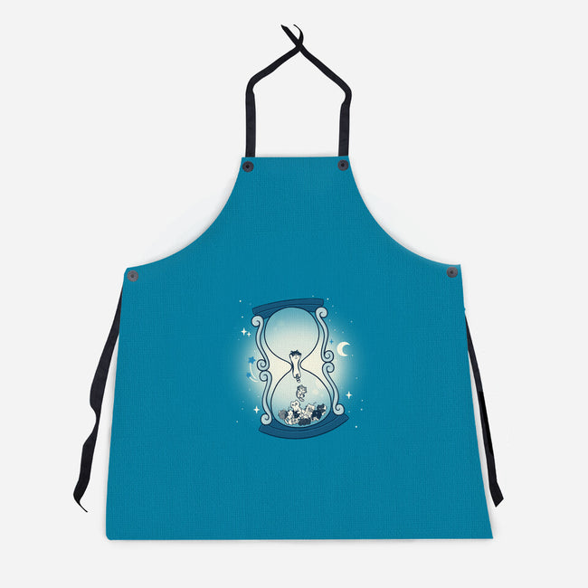 Hourglass Cat-Unisex-Kitchen-Apron-Freecheese