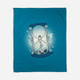 Hourglass Cat-None-Fleece-Blanket-Freecheese