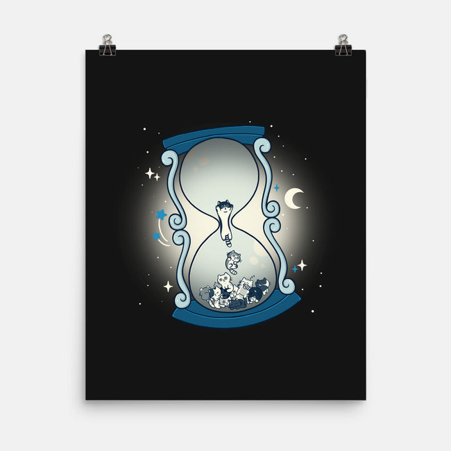 Hourglass Cat-None-Matte-Poster-Freecheese