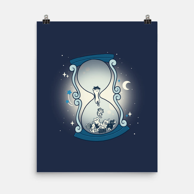 Hourglass Cat-None-Matte-Poster-Freecheese