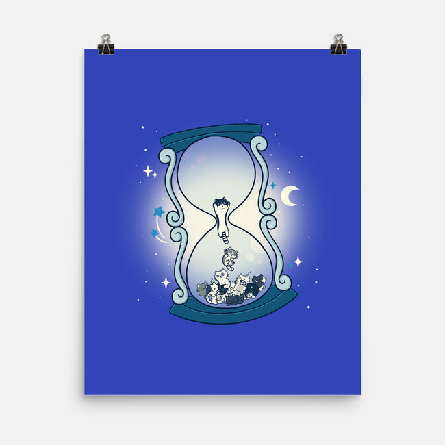 Hourglass Cat-None-Matte-Poster-Freecheese