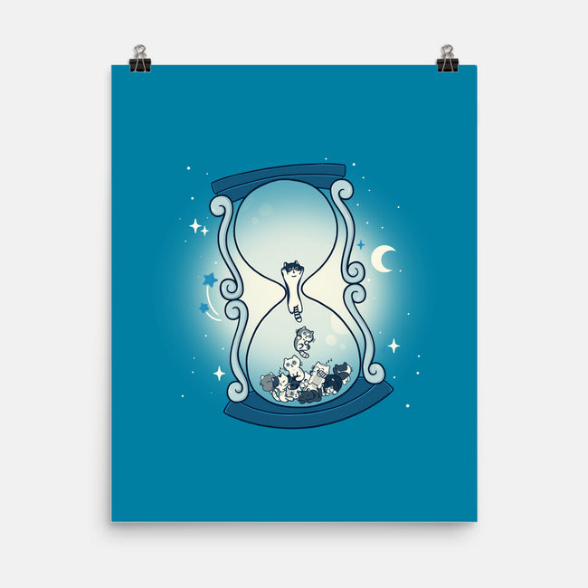 Hourglass Cat-None-Matte-Poster-Freecheese