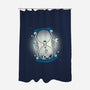 Hourglass Cat-None-Polyester-Shower Curtain-Freecheese