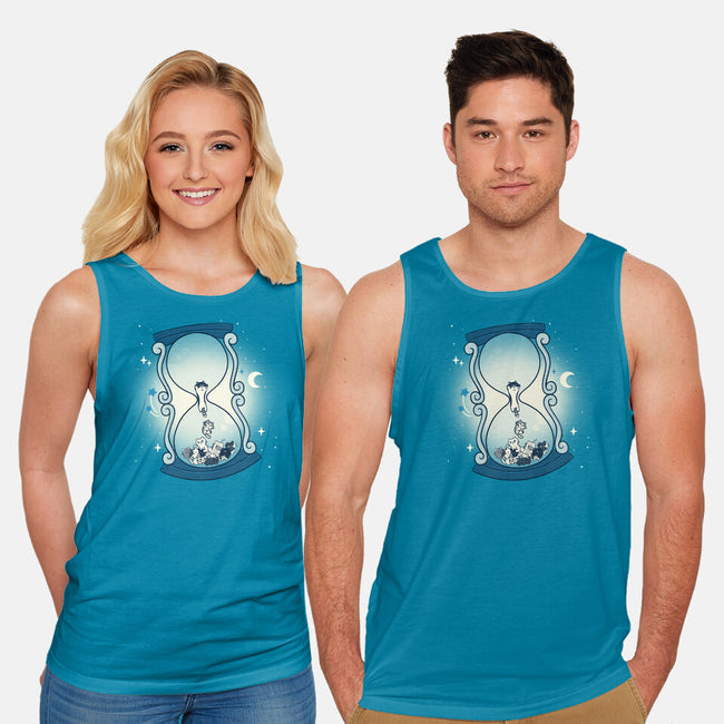 Hourglass Cat-Unisex-Basic-Tank-Freecheese