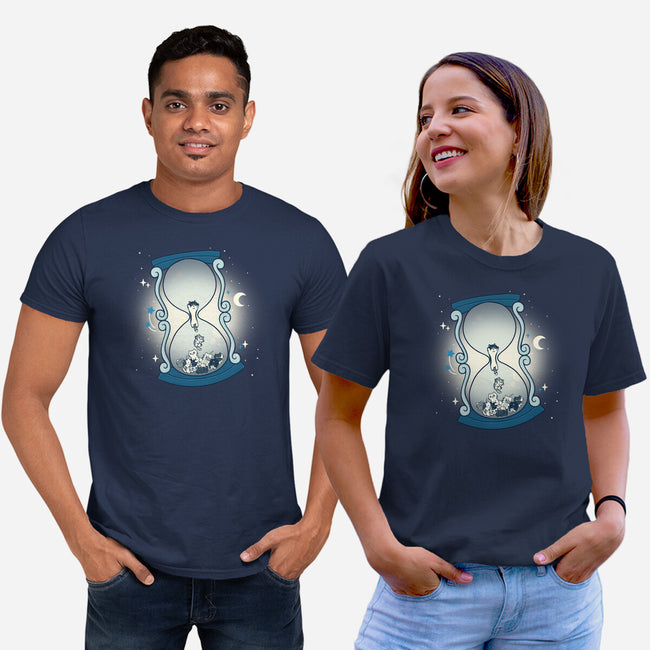 Hourglass Cat-Unisex-Basic-Tee-Freecheese