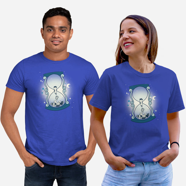 Hourglass Cat-Unisex-Basic-Tee-Freecheese