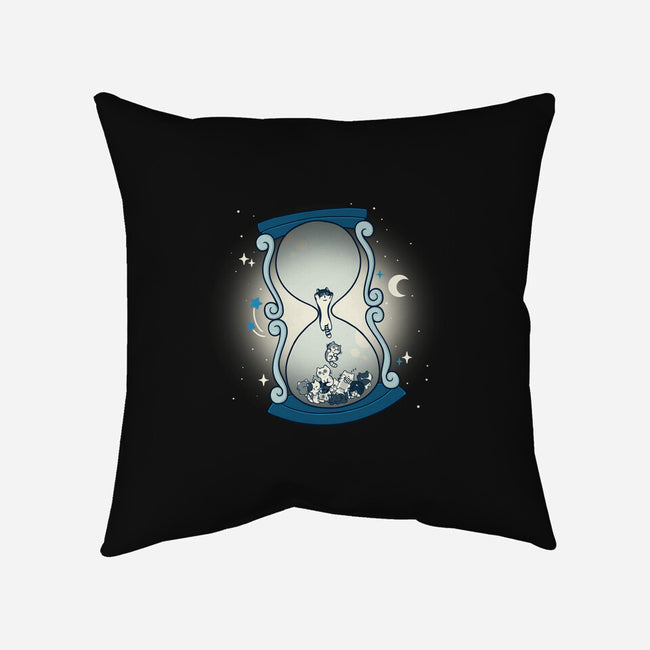 Hourglass Cat-None-Removable Cover w Insert-Throw Pillow-Freecheese