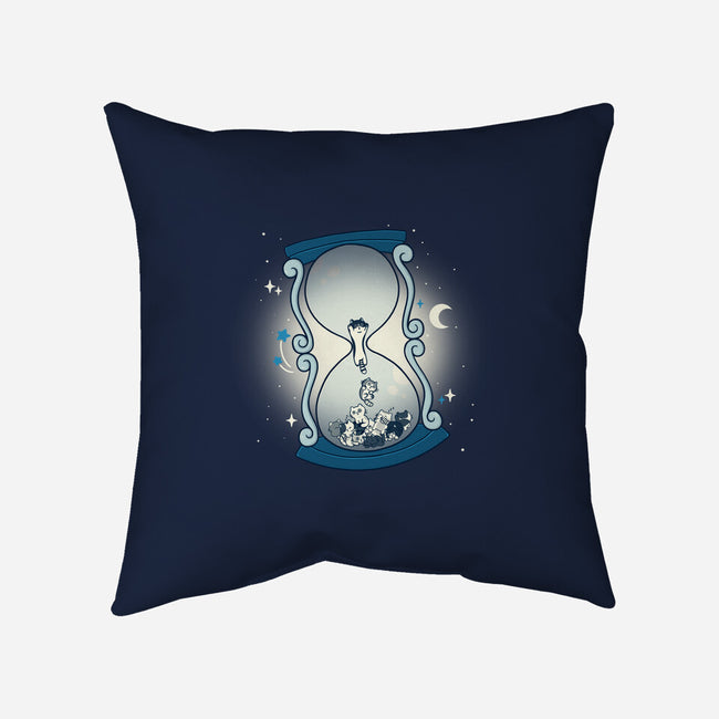 Hourglass Cat-None-Removable Cover w Insert-Throw Pillow-Freecheese