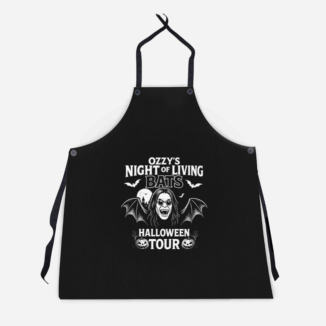 Night Of Living Bats-Unisex-Kitchen-Apron-Boggs Nicolas