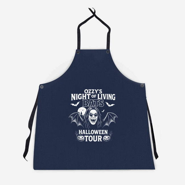 Night Of Living Bats-Unisex-Kitchen-Apron-Boggs Nicolas