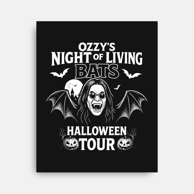 Night Of Living Bats-None-Stretched-Canvas-Boggs Nicolas