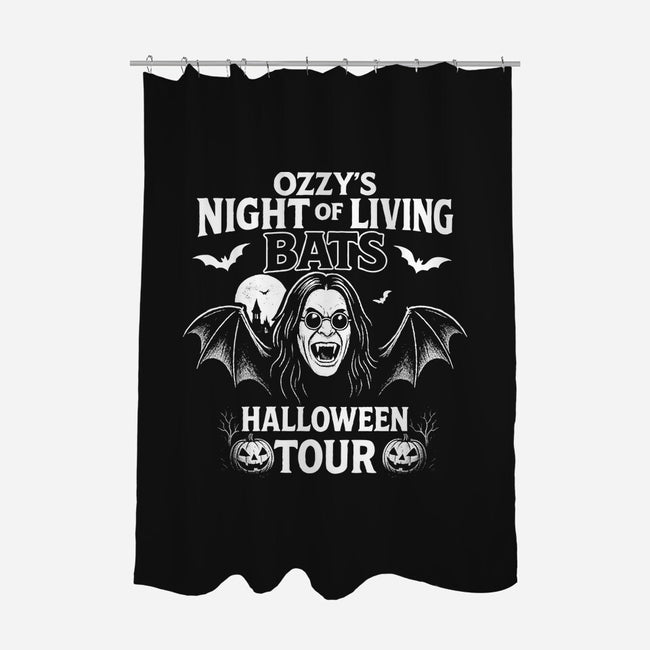 Night Of Living Bats-None-Polyester-Shower Curtain-Boggs Nicolas