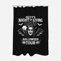 Night Of Living Bats-None-Polyester-Shower Curtain-Boggs Nicolas