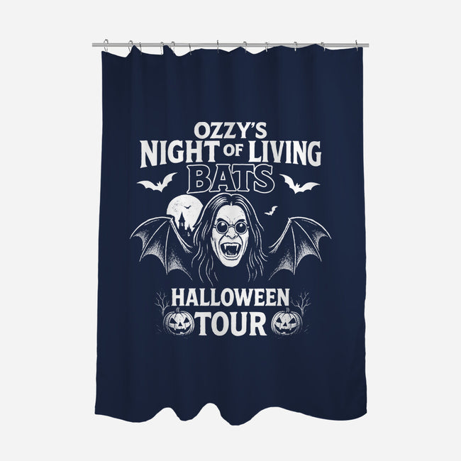 Night Of Living Bats-None-Polyester-Shower Curtain-Boggs Nicolas