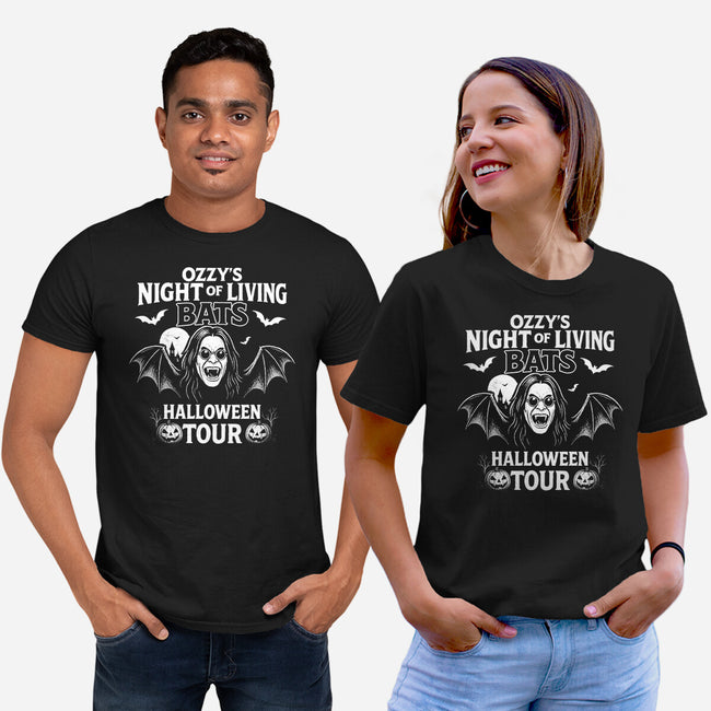 Night Of Living Bats-Unisex-Basic-Tee-Boggs Nicolas