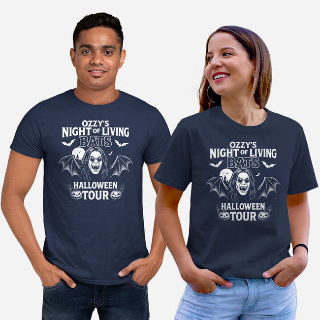 Night Of Living Bats-Unisex-Basic-Tee-Boggs Nicolas