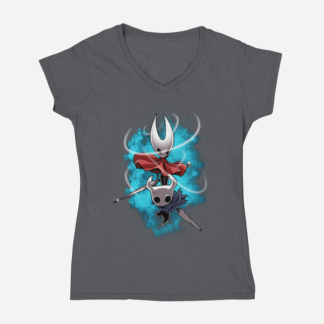 Save The Hallownest-Womens-V-Neck-Tee-Diego Oliver