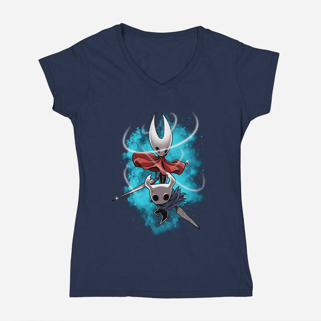 Save The Hallownest-Womens-V-Neck-Tee-Diego Oliver