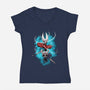 Save The Hallownest-Womens-V-Neck-Tee-Diego Oliver