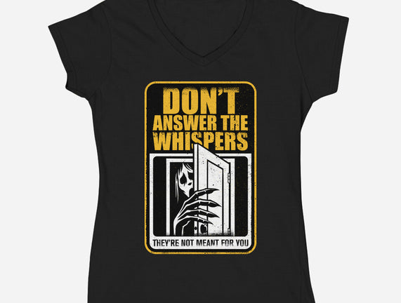 Horror Signs Whisper Darkness