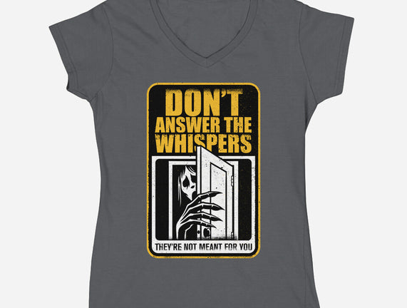 Horror Signs Whisper Darkness
