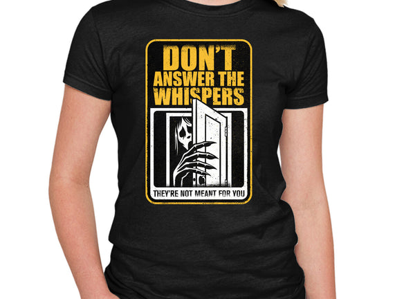 Horror Signs Whisper Darkness