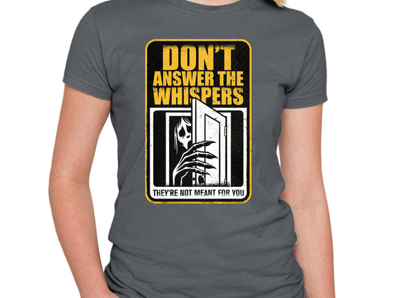 Horror Signs Whisper Darkness