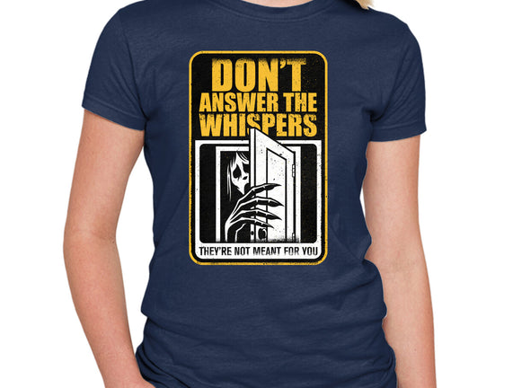 Horror Signs Whisper Darkness