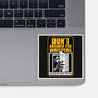 Horror Signs Whisper Darkness-None-Glossy-Sticker-Studio Mootant