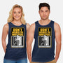 Horror Signs Whisper Darkness-Unisex-Basic-Tank-Studio Mootant
