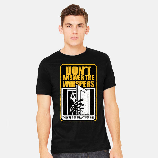 Horror Signs Whisper Darkness-Mens-Heavyweight-Tee-Studio Mootant