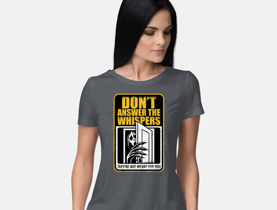 Horror Signs Whisper Darkness