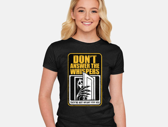 Horror Signs Whisper Darkness