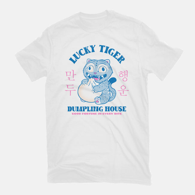 Lucky Tiger Dumpling House-Womens-Fitted-Tee-sachpica