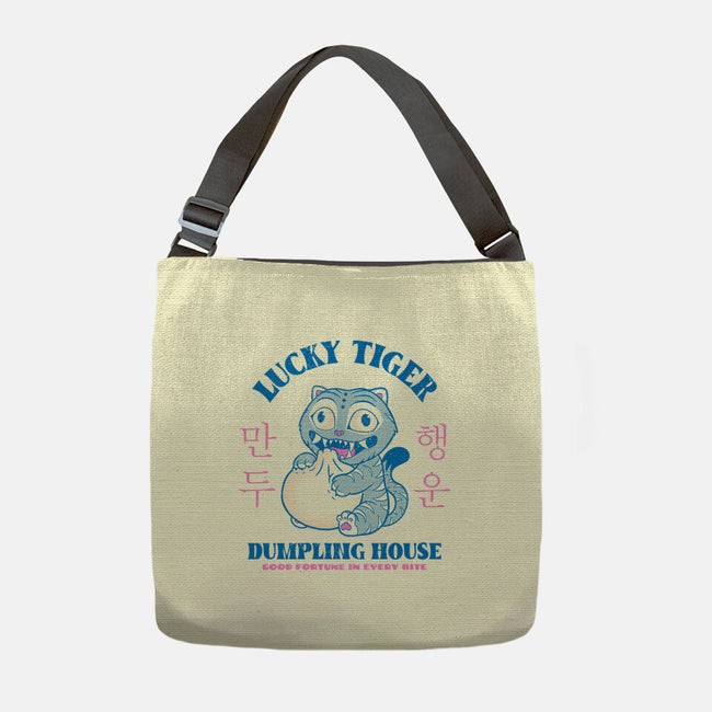 Lucky Tiger Dumpling House-None-Adjustable Tote-Bag-sachpica
