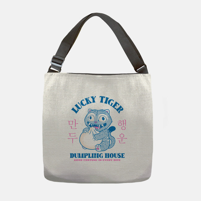 Lucky Tiger Dumpling House-None-Adjustable Tote-Bag-sachpica