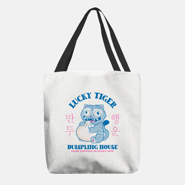 Lucky Tiger Dumpling House-None-Basic Tote-Bag-sachpica