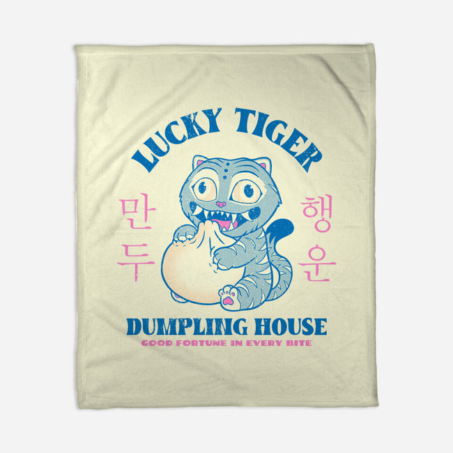 Lucky Tiger Dumpling House-None-Fleece-Blanket-sachpica