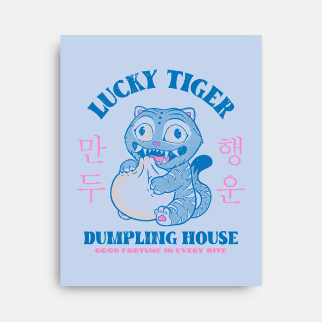 Lucky Tiger Dumpling House-None-Stretched-Canvas-sachpica