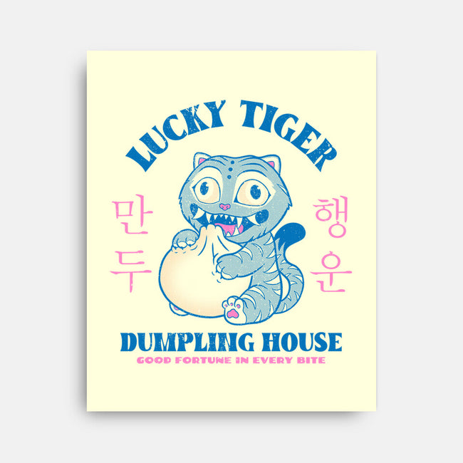 Lucky Tiger Dumpling House-None-Stretched-Canvas-sachpica