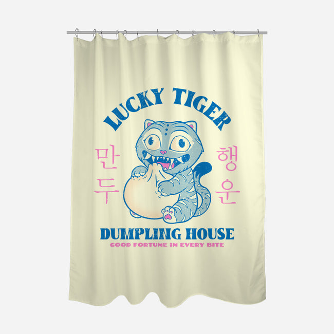 Lucky Tiger Dumpling House-None-Polyester-Shower Curtain-sachpica