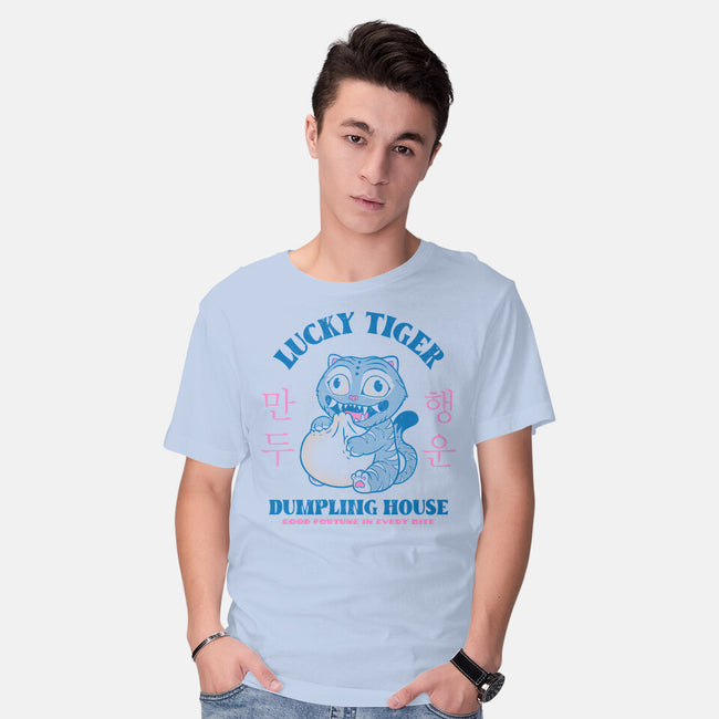 Lucky Tiger Dumpling House-Mens-Basic-Tee-sachpica