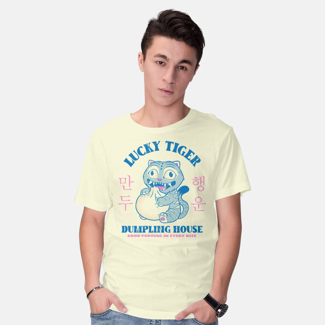 Lucky Tiger Dumpling House-Mens-Basic-Tee-sachpica