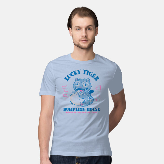 Lucky Tiger Dumpling House-Mens-Premium-Tee-sachpica