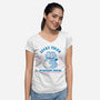 Lucky Tiger Dumpling House-Womens-V-Neck-Tee-sachpica