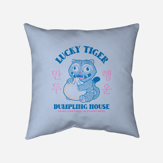 Lucky Tiger Dumpling House-None-Removable Cover w Insert-Throw Pillow-sachpica