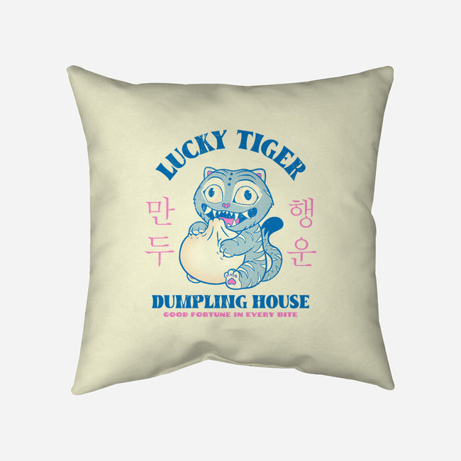 Lucky Tiger Dumpling House-None-Removable Cover w Insert-Throw Pillow-sachpica