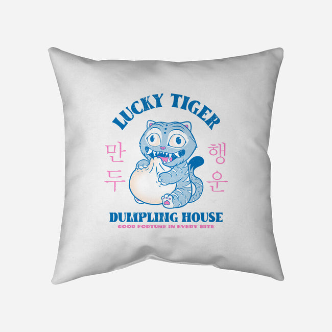 Lucky Tiger Dumpling House-None-Removable Cover w Insert-Throw Pillow-sachpica