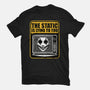 Horror Signs Shadow Static-Womens-Fitted-Tee-Studio Mootant