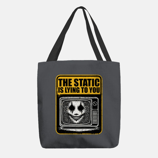 Horror Signs Shadow Static-None-Basic Tote-Bag-Studio Mootant